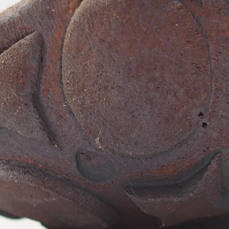 Keramikschale 8,5 x 8 x 4 cm , Farbe braun