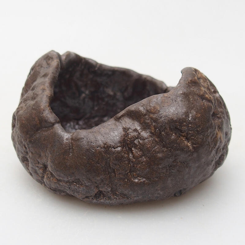 Keramikschale 8 x 7,5 x 4,5 cm , Farbe braun