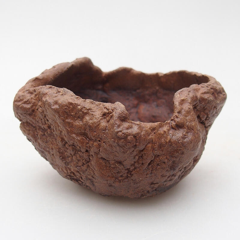 Keramikschale 8 x 7,5 x 5,5 cm , Farbe braun