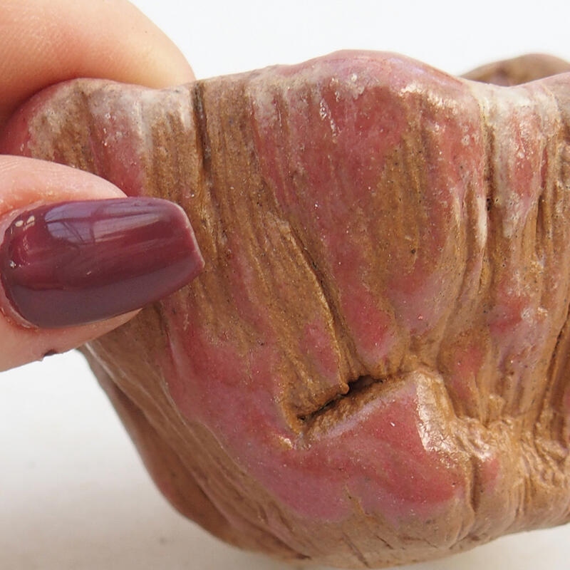 Keramikschale 8 x 7,5 x 6 cm , Farbe rosa