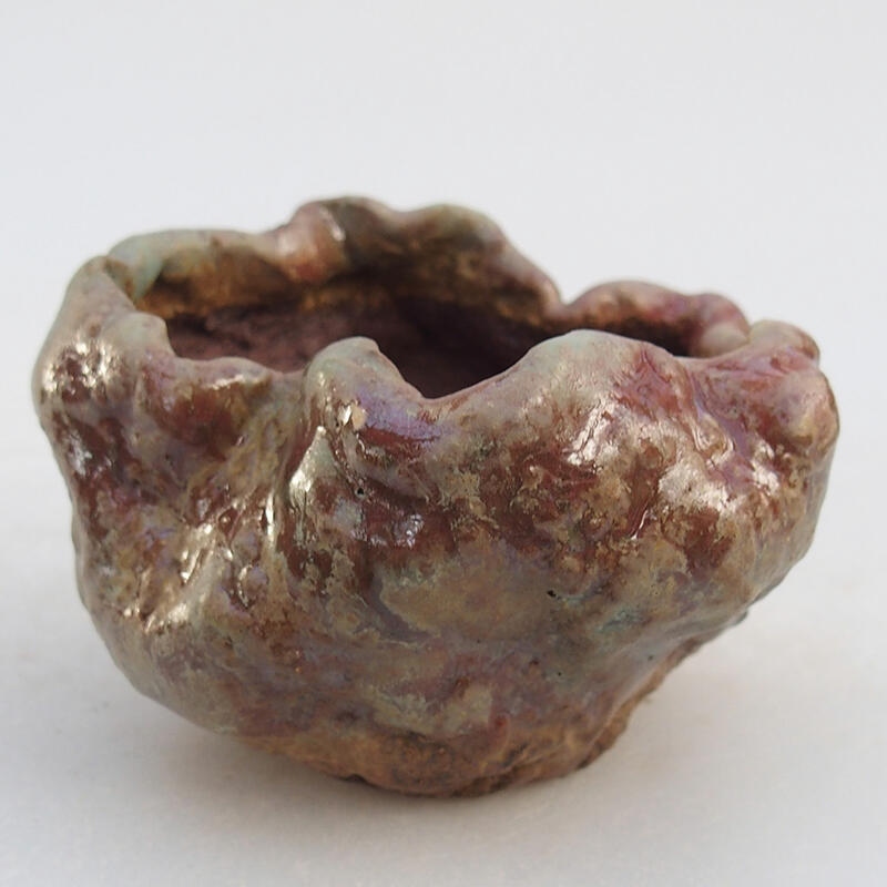 Keramikschale 8 x 8 x 6 cm , Farbe rosa