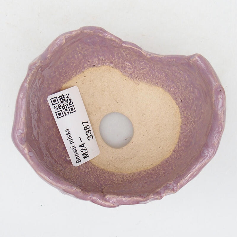 Keramikschale 9,5 x 8 x 6 cm , Farbe lila