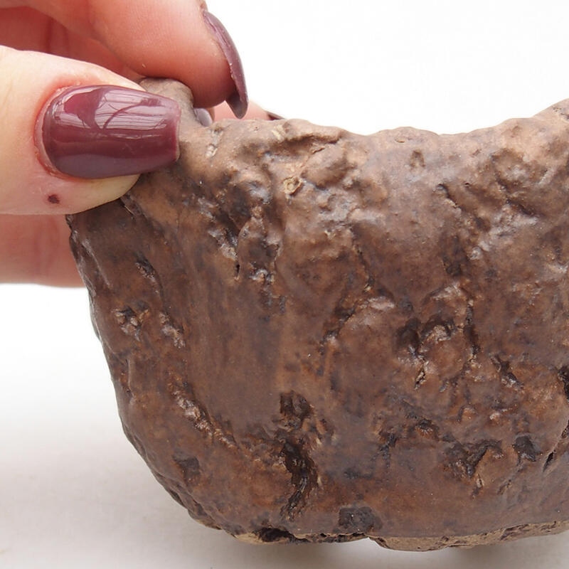 Keramikschale 9 x 8,5 x 6 cm , Farbe braun