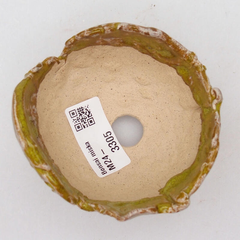 Keramikschale 9 x 8,5 x 6 cm , Farbe grün