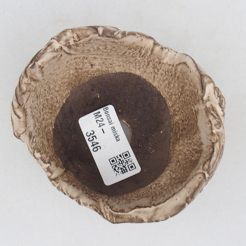 Keramische Schale 9 x 8 x 5,5 cm , Farbe beige