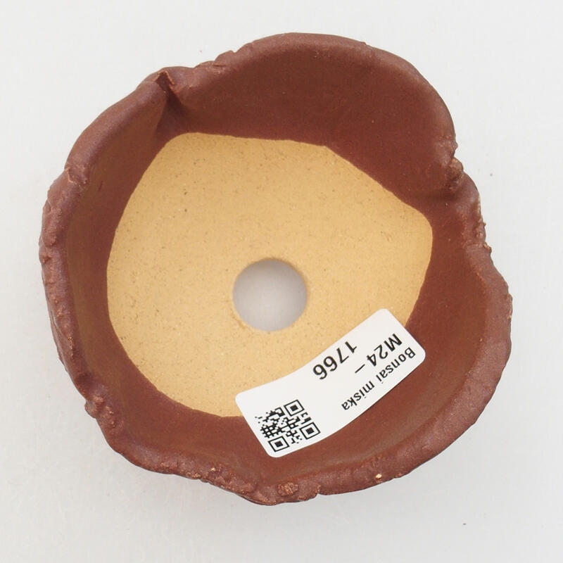 Keramische Schale 9 x 9 x 5,5 cm , Farbe braun