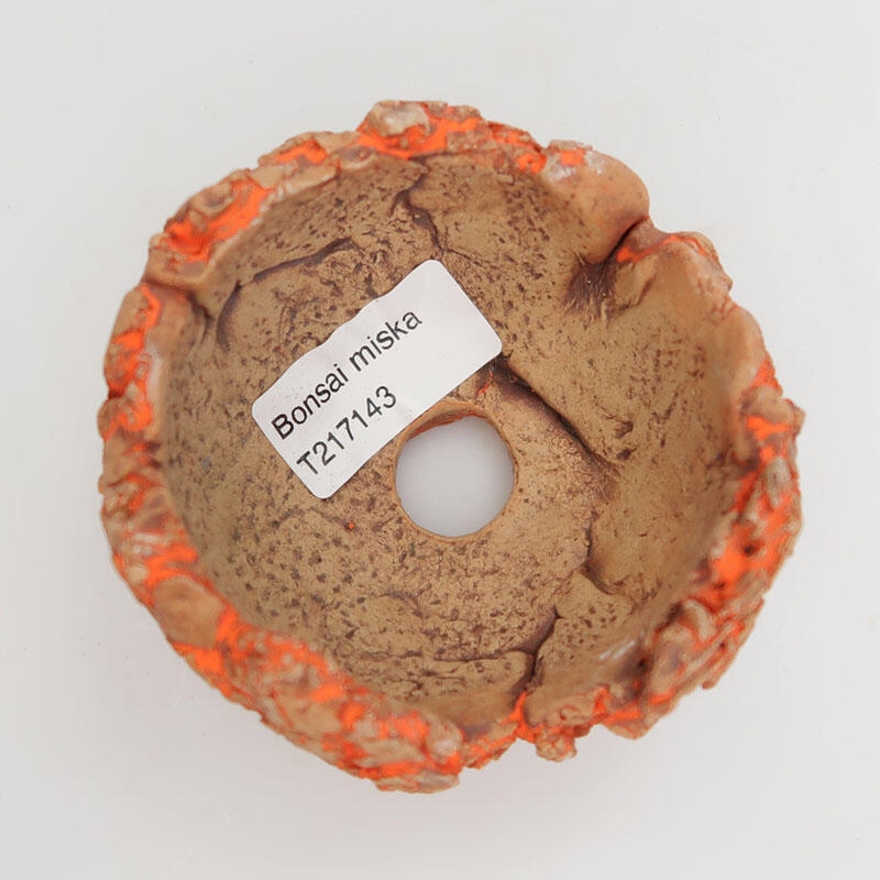 Keramikschale  9 x 9 x 5,5 cm, naturfarben