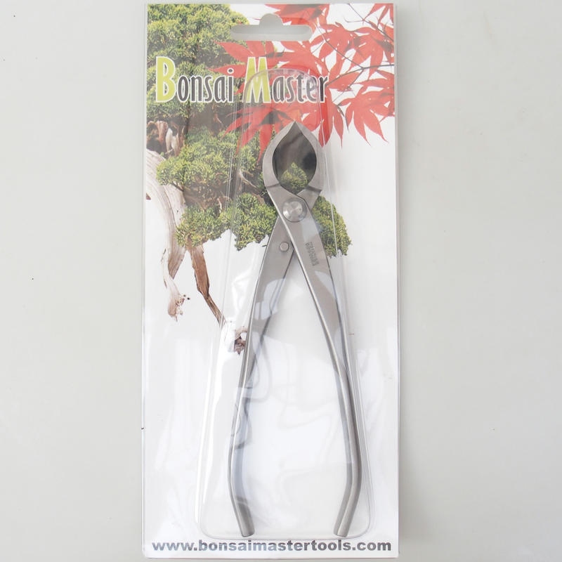 Gewinkelte Konkavzange 180 mm - rostfreier Stahl