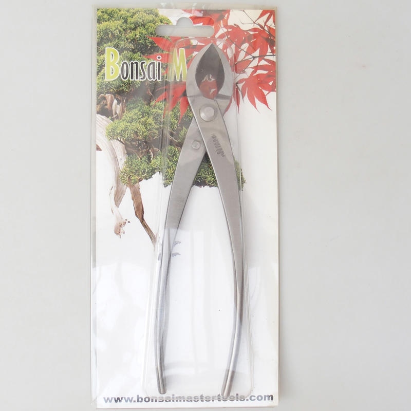 Gewinkelte Konkavzange 210 mm - rostfreier Stahl