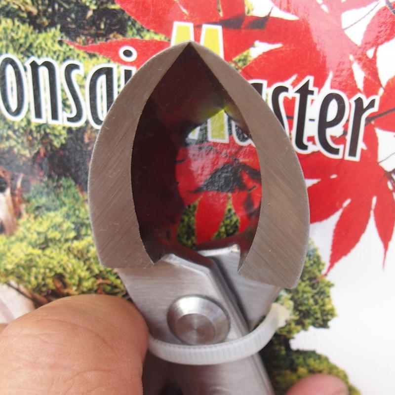 Gewinkelte Konkavzange 280 mm - rostfreier Stahl