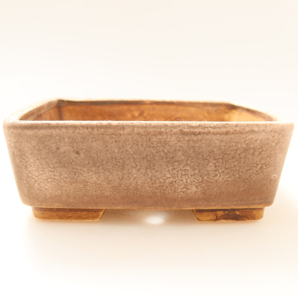 Bonsaischale aus Keramik 10 x 8 x 3,5 cm, rosa