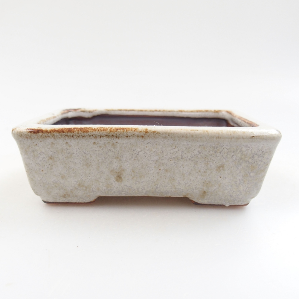 Bonsaischale aus Keramik 15,5 x 12 x 6 cm, Farbe blau