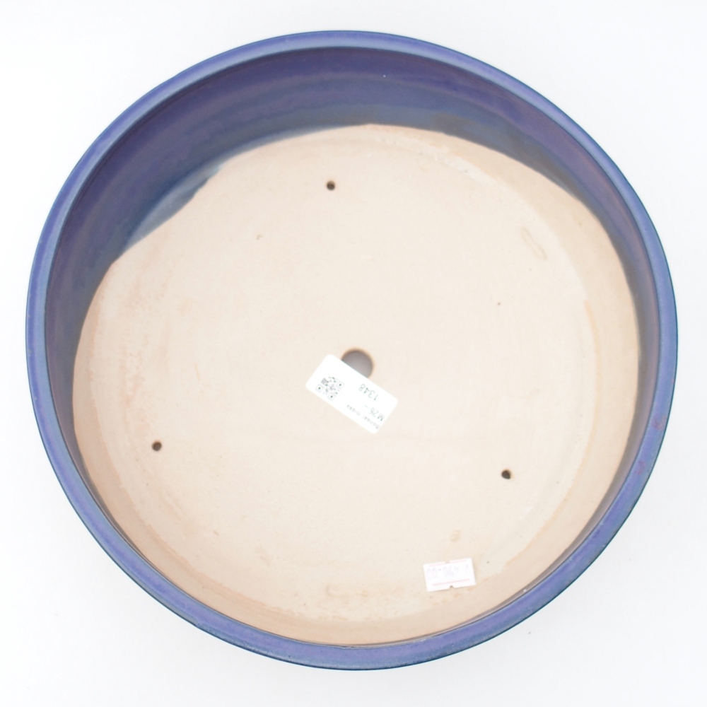 Bonsaischale aus Keramik 27,5 x 27,5 x 8 cm, Farbe blau