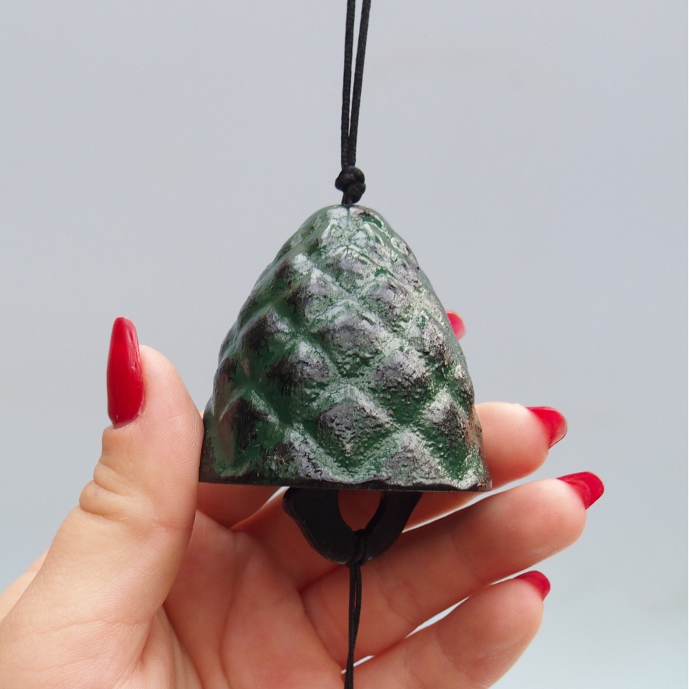 Metallglocke, Farbe grün