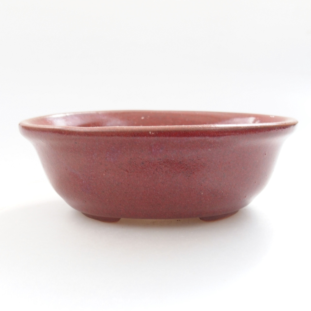 Bonsaischale aus Keramik 15,5 x 12 x 6 cm, Farbe blau