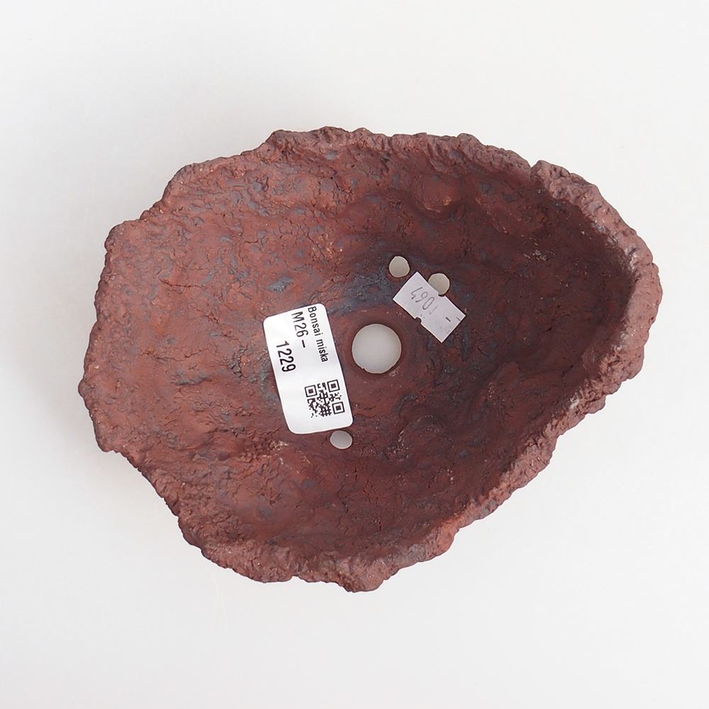 Keramikschale 13 x 11,5 x 10,5 cm , Farbe braun