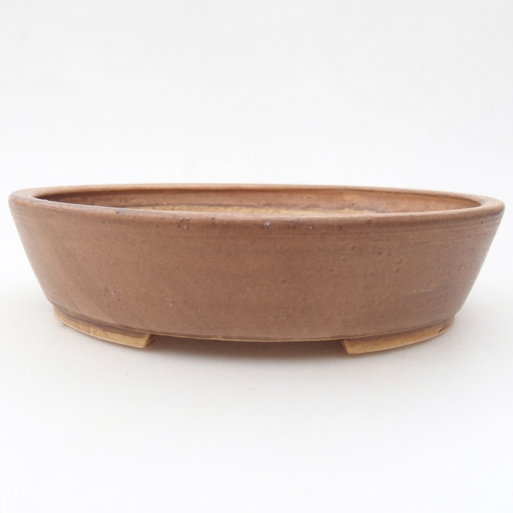 Bonsaischale aus Keramik 18,5 x 16,5 x 4,5 cm, rosa