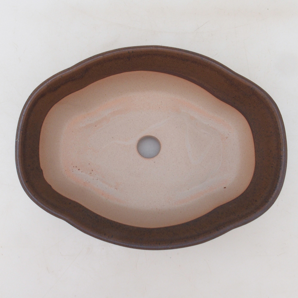 Bonsaischale H75 - 19 x 14 x 6,5 cm - braun