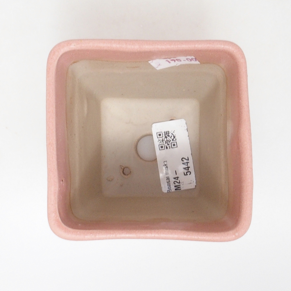 Bonsaischale aus Keramik 8,5 x 8,5 x 11 cm, rosa