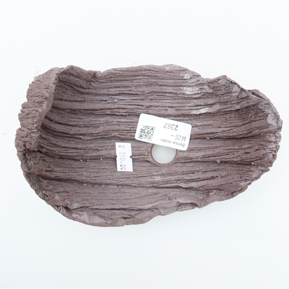 Keramikschale  15 x 11 x 14 cm, Farbe: braun