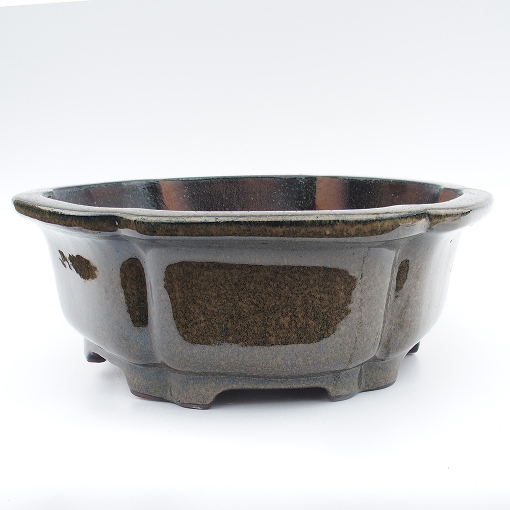 Schale 41 x 15 cm grau