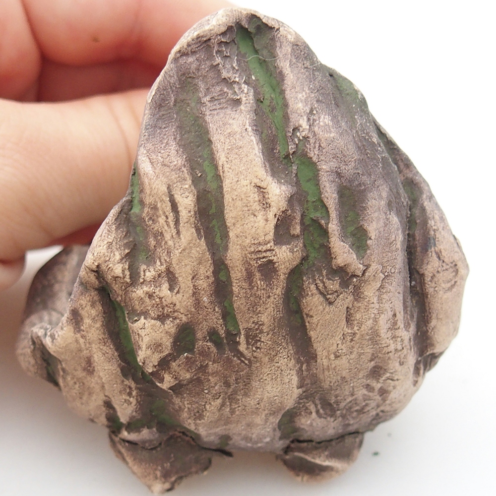 Keramikschale 6,5 x 6,5 x 8 cm , Farbe grün