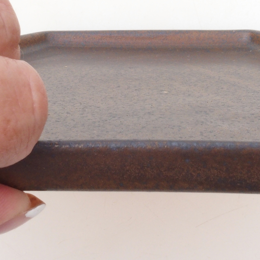 Keramikschale H53 -18,5 x 17 x 1 cm - braun