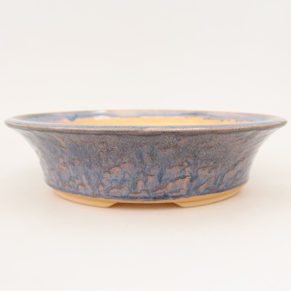 Keramik-Bonsai-Schale 27 x 27 x 7 cm, Farbe: Blau