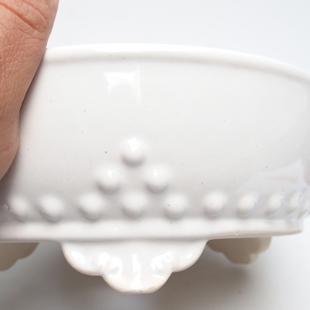 Schale 21 x 21 x 8,5 cm weiß