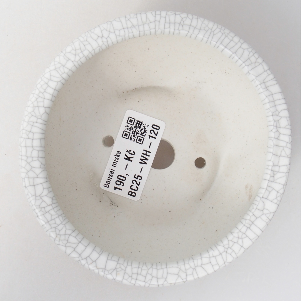 Bonsaischale aus Keramik 11,5 x 11,5 x 4,5 cm, Raku-Farbe