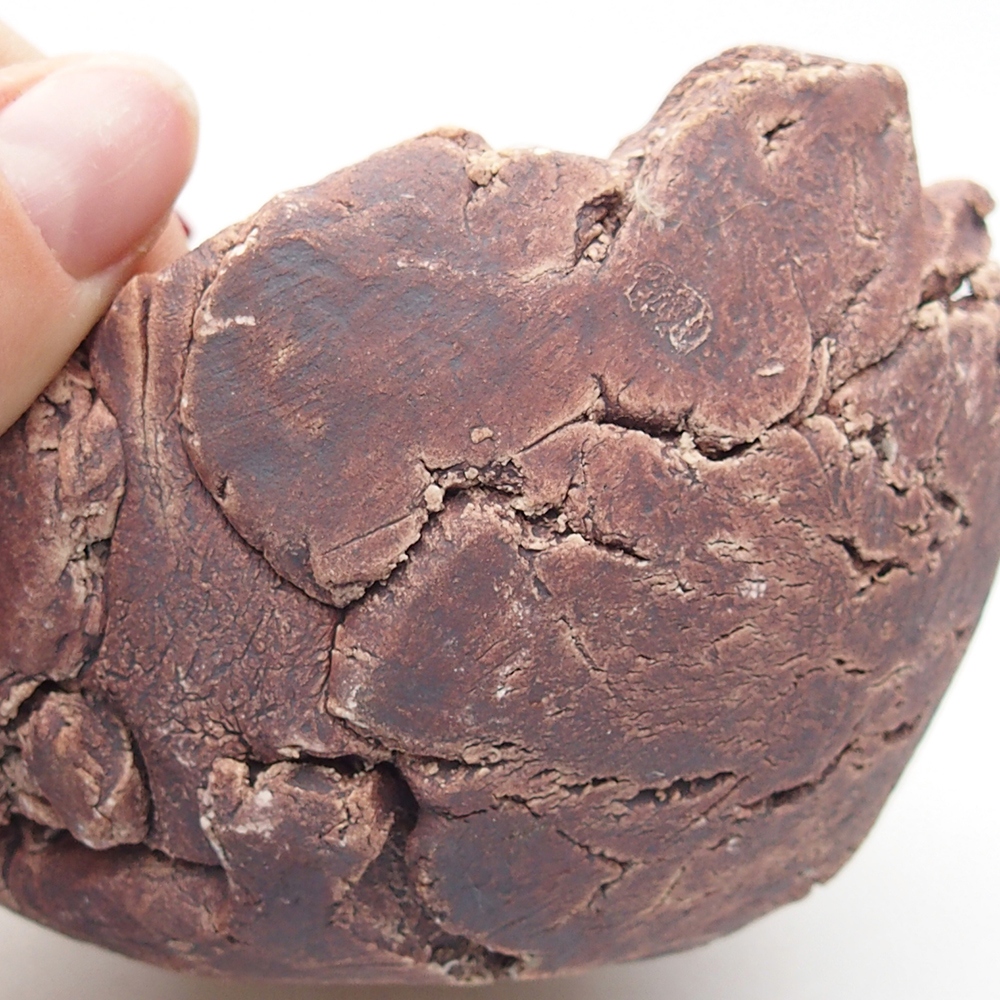 Keramische Schale 9,5 x 9 x 7 cm , Farbe braun