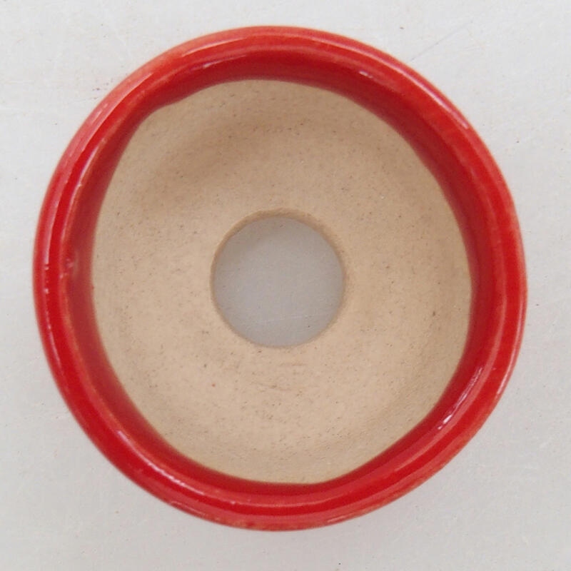 Mini-Bonsaischale 2,5 x 2,5 x 2 cm, Farbe rot