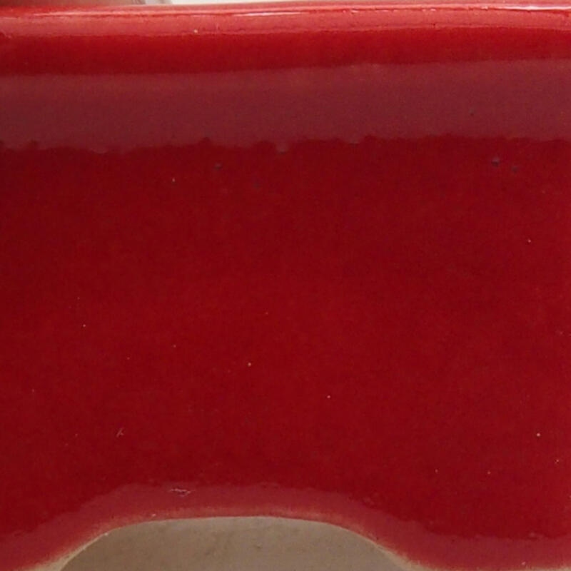 Mini-Bonsaischale 3,5 x 2,5 x 2 cm, Farbe rot