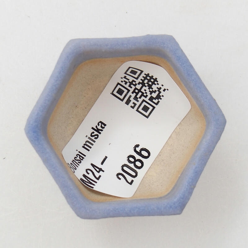 Mini-Bonsaischale 3,5 x 3,5 x 2,5 cm, Farbe blau