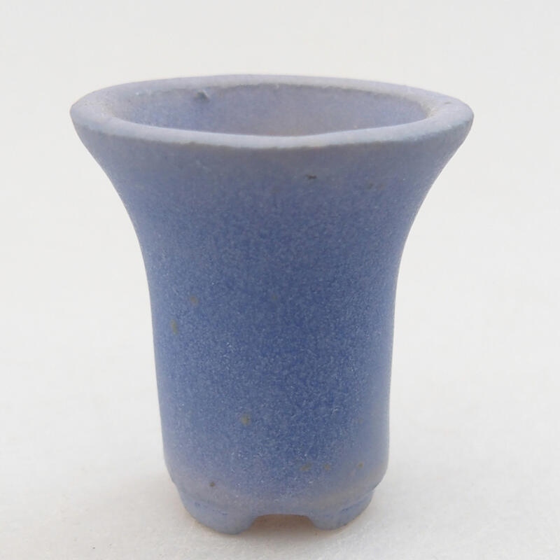 Mini-Bonsaischale 3,5 x 3,5 x 3,5 cm, Farbe blau