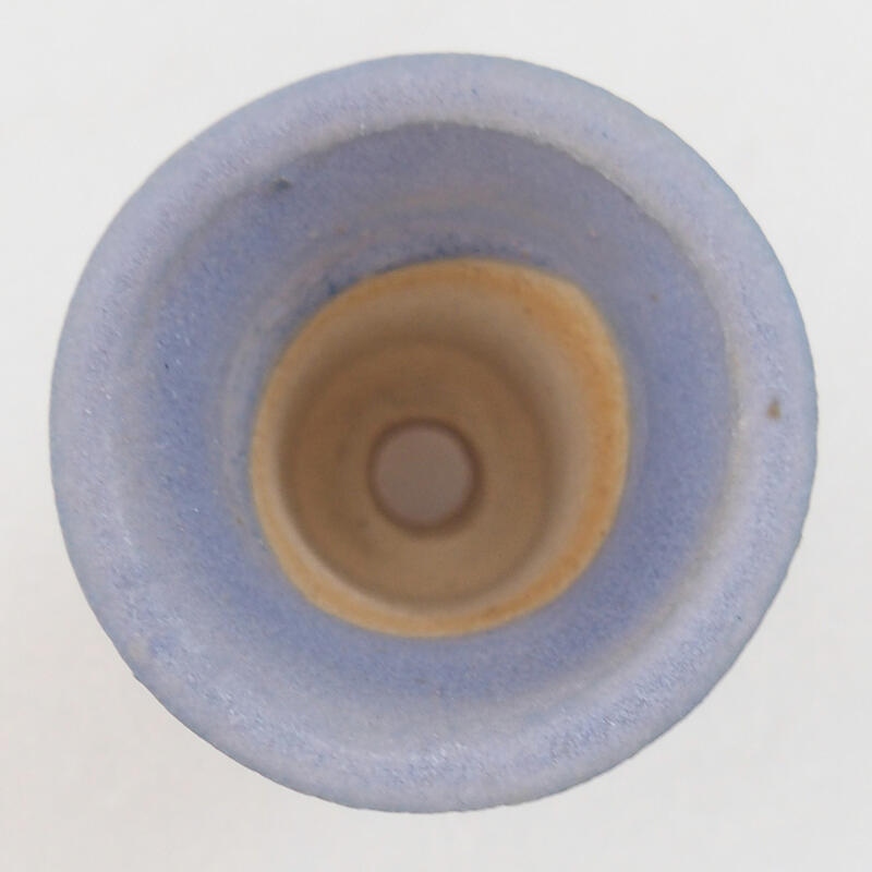 Mini-Bonsaischale 3,5 x 3,5 x 3,5 cm, Farbe blau