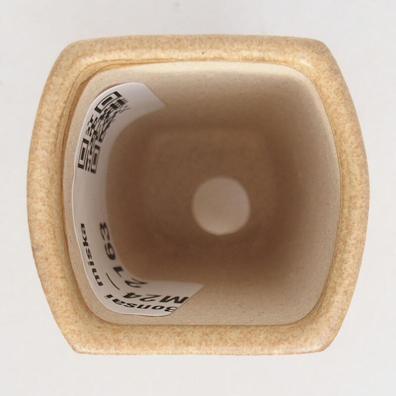 Mini-Bonsaischale 3,5 x 3,5 x 5,5 cm, braun