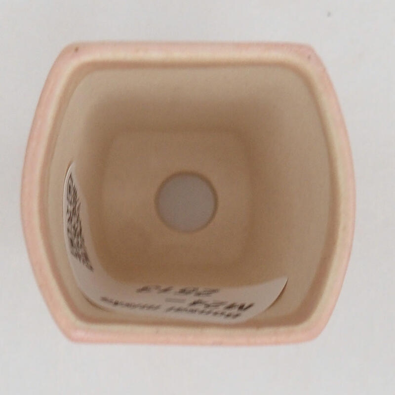 Mini-Bonsaischale 3,5 x 3,5 x 5,5 cm, rosa