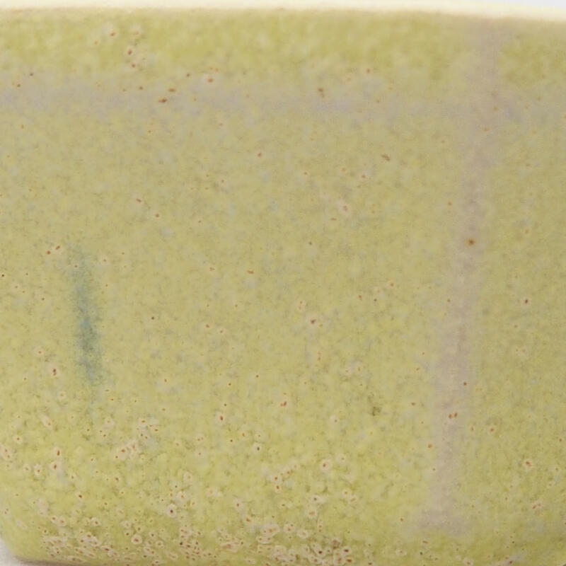 Mini-Bonsaischale 3,5 x 3,5 x 5,5 cm, gelb