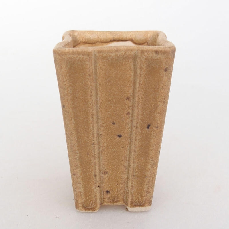 Mini-Bonsaischale 3,5 x 3,5 x 6 cm, braun