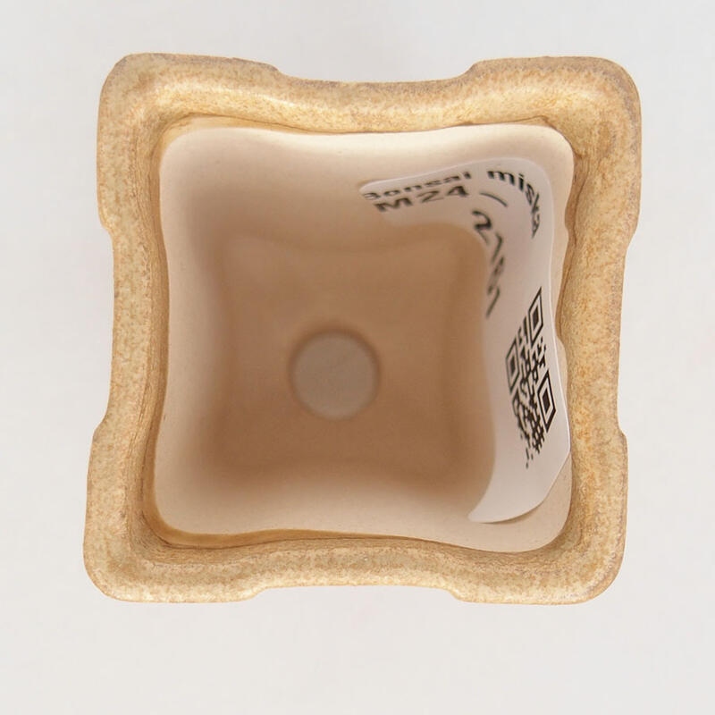 Mini-Bonsaischale 3,5 x 3,5 x 6 cm, braun