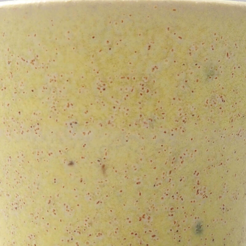 Mini-Bonsaischale 3 x 3 x 2,5 cm, gelb