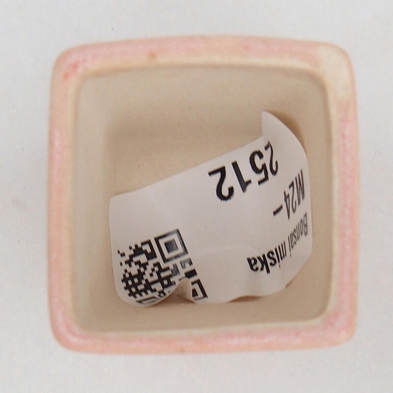 Mini-Bonsaischale 3 x 3 x 3,5 cm, rosa