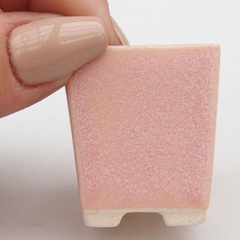 Mini-Bonsaischale 3 x 3 x 3,5 cm, rosa