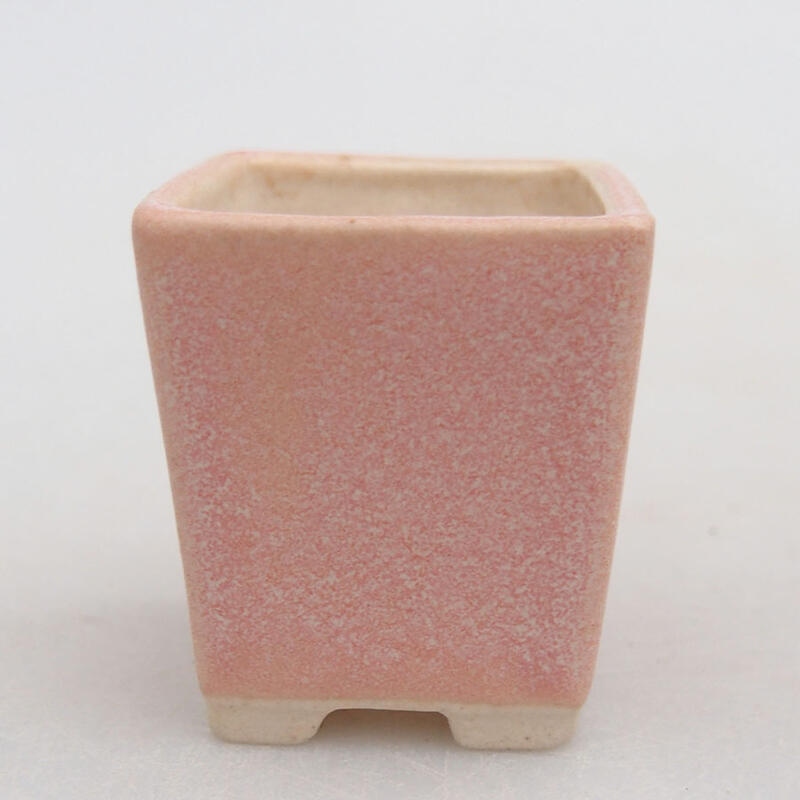 Mini-Bonsaischale 3 x 3 x 3,5 cm, rosa