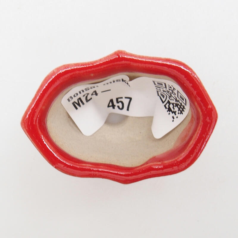 Mini-Bonsaischale 4,5 x 3 x 2,5 cm, Farbe rot