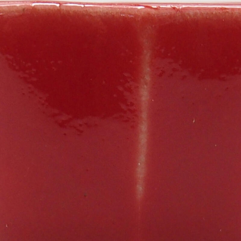 Mini-Bonsaischale 4,5 x 3 x 2,5 cm, Farbe rot