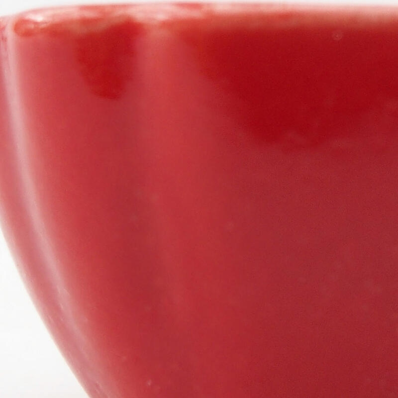 Mini-Bonsaischale 4,5 x 4,5 x 2,5 cm, Farbe rot