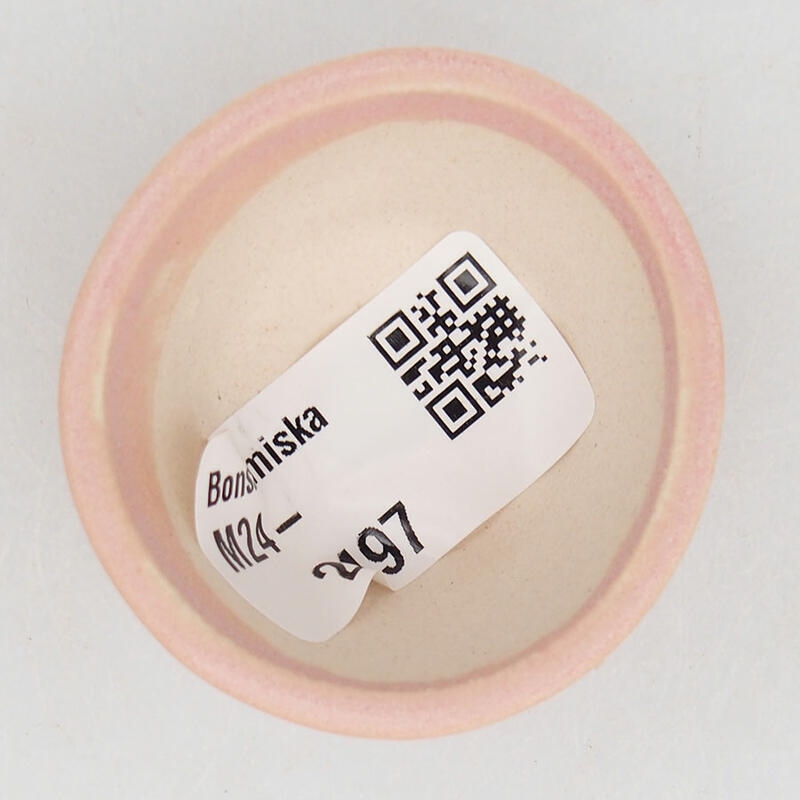 Mini-Bonsaischale 4,5 x 4,5 x 2,5 cm, rosa