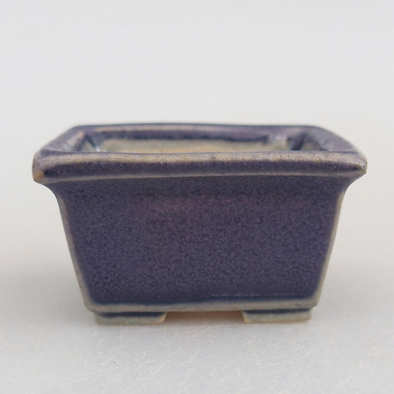 Mini-Bonsaischale 4 x 3,5 x 2 cm, Farbe lila